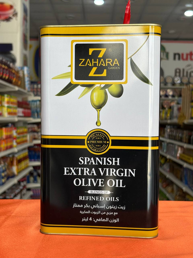 روغن زیتون 4 لیتری زهارا گاردین