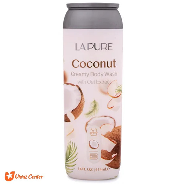 شامپو بدن کرمی la pure نارگیل