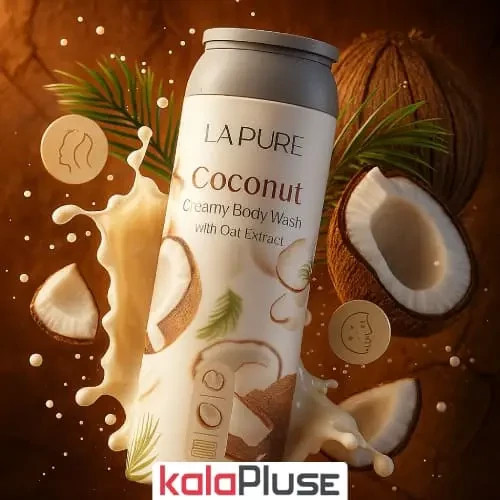 شامپو بدن کرمی la pure نارگیل